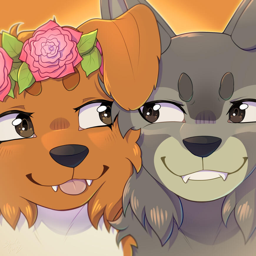 Cell Shaded Bust Icon